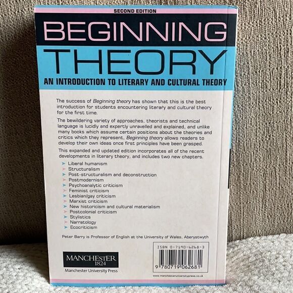 3/$20 “An Introduction to Literary and Cultural Theory,” Peter Barry - Picture 4 of 15
